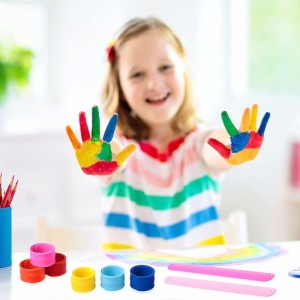 36 Pieces Silicone Slap Bracelets Multicolor Slap Wrist Soft and Safe Slap Bands Wrap Slap Wristband for School Party Favors ...
