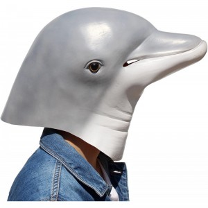 Dolphin Mask - Halloween Party Latex Sea Animal Mask $28.76 Kids' Dress-Up Accessories
