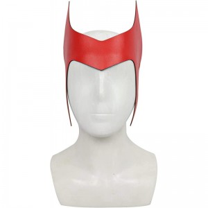 Wanda Maximoff Headpieces Crown Cosplay Costumes Mask Prop Halloween Leather Headgear $28.11 Kids' Dress-Up Accessories