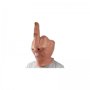 Middle finger halloween mask middle finger mask creepy halloween masks Beige 48x26x20cm $39.04 Kids' Dress-Up Accessories