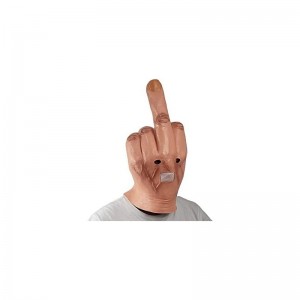 Middle finger halloween mask middle finger mask creepy halloween masks Beige 48x26x20cm $39.04 Kids' Dress-Up Accessories
