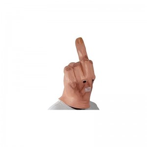 Middle finger halloween mask middle finger mask creepy halloween masks Beige 48x26x20cm $39.04 Kids' Dress-Up Accessories