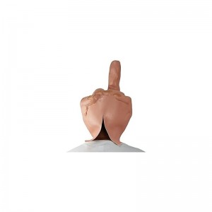 Middle finger halloween mask middle finger mask creepy halloween masks Beige 48x26x20cm $39.04 Kids' Dress-Up Accessories