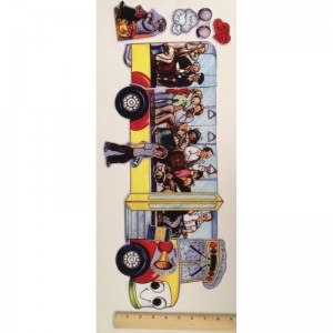 Wheels on The Bus Felt Flannel Board Story Build A Bus $31.93 Magnetic & Felt Playboards