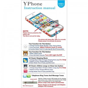 Phone Toy Mobile Music Education Phone Shape Toy for Baby Kids Children (White) $19.81 Pretend Phones & Smartphones