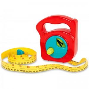 – Toy Measuring Tape – Working Reel & Easy-Hold Handle – Tool Discovery Carousel – Metric & Imperial Units – 2 Years + – Big ...