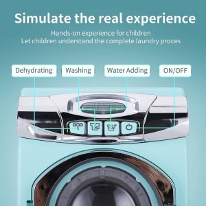 Toy Washing Machine Play Washer and Dryer for Kids Pretend Play Laundry Set for Kids Home Desktop Bedroom Gift(Blue) $47.91 T...