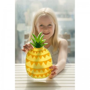 Hawaiian Tropical Themed Craft Kit | Incl. Beautiful Felt Pineapple Sewing Kit | 3 Different Crafts-in-1 | Best Craft Kit for...