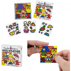 World's Smallest Colorforms Set of 2 - Original and 1962 Miss Weather Dress Up Set $29.07 Toy Kitchen Products