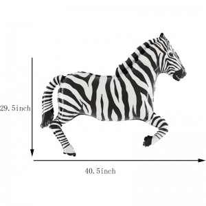 5pcs Leopard Zebra Giraffe Balloon Baby Shower Wild One Safari Zoo Jungle Theme 1st Birthday Party Cheetah Balloon Decoration...