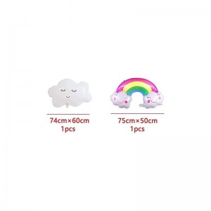 On Cloud 9 Birthday Decorations For Girls On Cloud 9 Banner On Cloud 9 Cake Topper On Cloud 9 Balloon Rainbow 9th Birthday Pa...