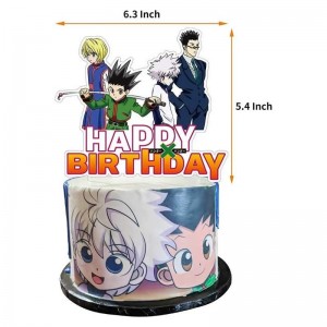 Hunterxhunter Theme Birthday Party Supplies and Decorations Hunter x Hunter includes Birthday Banner Balloons Cupcake Toppers...