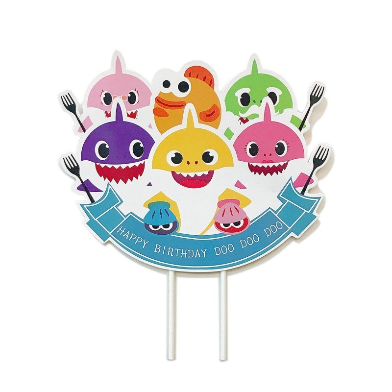 Baby Shark Cake Topper Happy Birthday Doo Doo Doo Baby Shark Birthday Decorations Cake Toppers Baby Shark Party Supplies $15.... Baby Shark Cake Topper Happy Birthday Doo Doo Doo Baby Shark Birthday Decorations Cake Toppers Baby Shark Party Supplies $15....