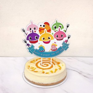 Baby Shark Cake Topper Happy Birthday Doo Doo Doo Baby Shark Birthday Decorations Cake Toppers Baby Shark Party Supplies $15....