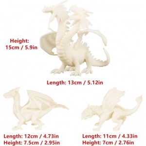 Dragon Toys Painting Art Kit DIY Dragon Painting Kit Arts and Crafts for Kids Kids Art Set Paint Your Own Kit 3D Dragon Gift ...