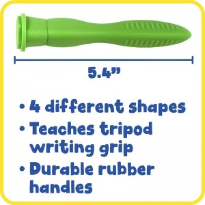 Triangle Grip Stampers - Geometric - Set of 4 - Ages 2+ - Easy to Hold Paint and Dough Stampers for Kids $19.45 Kids' Drawing...