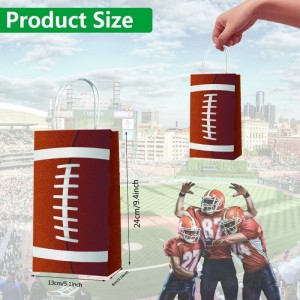 108 Pcs Football Party Favor Set Football gift bags Football Silicone Keychain Silicone Bracelet Stickers tattoo stickers Pre...