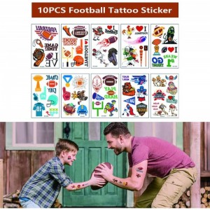 108 Pcs Football Party Favor Set Football gift bags Football Silicone Keychain Silicone Bracelet Stickers tattoo stickers Pre...