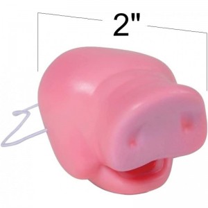 Pig Animal Noses Set of 12 Pig Party Supplies for Kids Pig Noses with Elastic Head Straps and Comfortable Plastic Dress Up Su...
