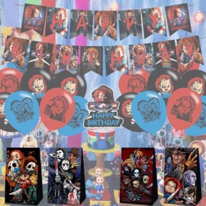 12 Pack Horror Classic Movie Party Favors Gift Bags Birthday Party Decorations $19.60 Kids' Party Favor Sets
