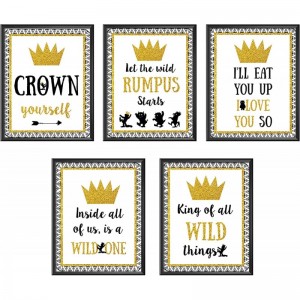 Wild One Party Favors - Party Food Sign - Size 8 X 10 inch Set of 5 Wild one Themed First Birthday Party Decoration Sign $24....