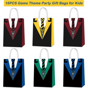 16 PCS Magical Wizard Party Gift Bags for Wizard Party Supplies Magical Wizard Party Favor Bags for Kids Party Decorations Ma...
