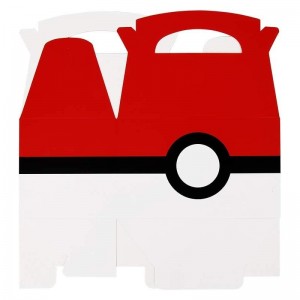 18PCS Party Favor Boxes for Pocket Monster Paper Party Treat Boxes Gift Bags Cardboard Gable Boxes Goodie Cookies Candy Boxes...