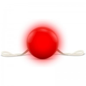 12 Pack Rudolph LED Light Up Clown Christmas Reindeer Red Nose Party Favor $49.29 Kids' Party Favor Sets