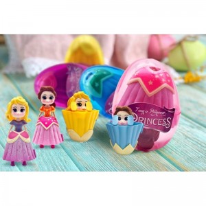 4 Pack Princess Jumbo Deformation Pre-Filled Easter Eggs with Toys Inside for Kids Girls Boys Gifts Easter Basket Stuffers Pa...