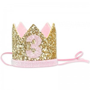 Baby 3 st Birthday Hat Birthday Party Decorations Kids Party Props Shooting Party Supplies $16.61 Kids' Party Hats