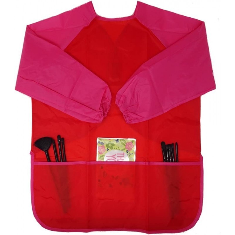 Kids Waterproof Long-Sleeved Smock Apron Bib for Eating Painting Kitchen Classroom Community Event Crafts & Art Painting Acti... Kids Waterproof Long-Sleeved Smock Apron Bib for Eating Painting Kitchen Classroom Community Event Crafts & Art Painting Acti...