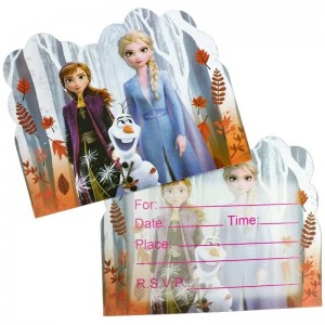 20PCS Frozen Princess Birthday Invitations Frozen Princess Party Invitations Birthday Party Supplies Decoration (2Frozen Prin...
