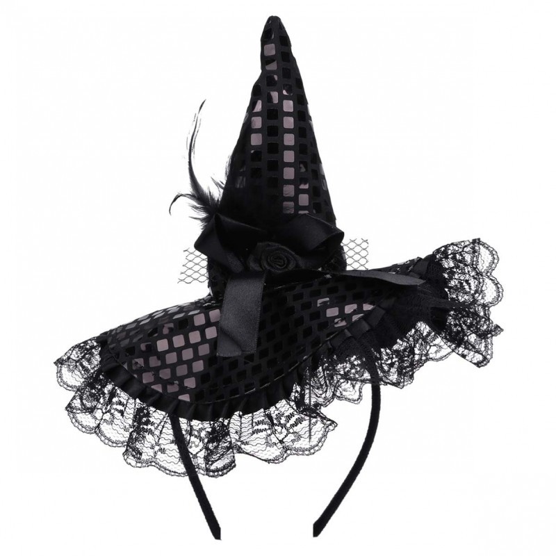 Halloween witch hat headband Black Witch Headpice Halloween Hat Hairhoop for Cosplay Party $22.57 Kids' Party Hats Halloween witch hat headband Black Witch Headpice Halloween Hat Hairhoop for Cosplay Party $22.57 Kids' Party Hats