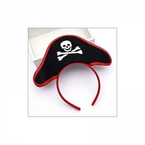 Halloween Pirate Skull Hat Headband Halloween Masquerade Cosplay Costume Accessories 3Pcs $15.75 Kids' Party Hats