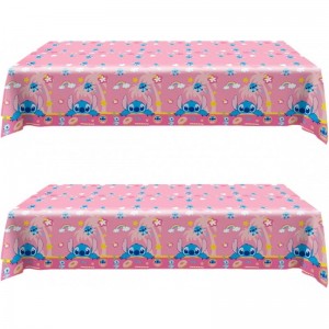 2Pcs Pink Lilo and Stitch Tablecloth for Girl Lilo and Stitch Theme Birthday Party Supplies Decorations (51.97" x 86.61") $27...