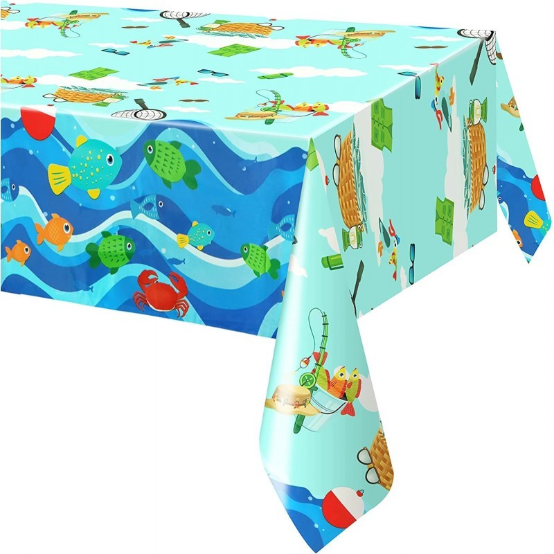 Fishing Birthday Party Plastic Tablecloth 1 Piece Beach Themed Party Favors Table Cover for Birthday Party $29.51 Kids' Party... Fishing Birthday Party Plastic Tablecloth 1 Piece Beach Themed Party Favors Table Cover for Birthday Party $29.51 Kids' Party...