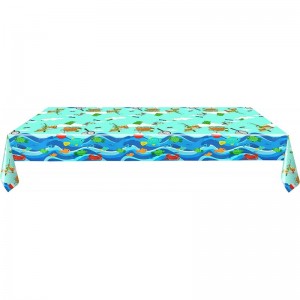 Fishing Birthday Party Plastic Tablecloth 1 Piece Beach Themed Party Favors Table Cover for Birthday Party $29.51 Kids' Party...