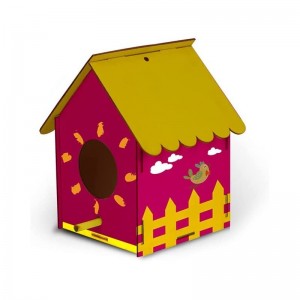 Bird House Kits for Children to Build with Nests 2 Pack Kids Gardening Craft kit DIY Wooden Birdhouse to Paint Bird Feeder fo...