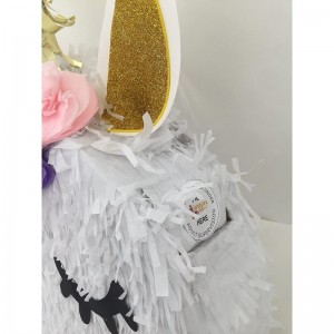 APINATA4U Unicorn Pinata with Flowers Pink Teal Lavender Now Bigger Size $67.43 Piñatas