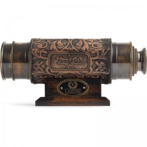 Handcrafted Telescope with Wooden Stand Functional Vintage Brass Nautical Antique Replica Pirate Telescope Spyglass for Kids ...