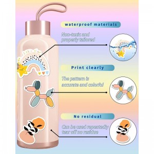 Boho Stickers for Adults Kids 300 Pcs Water Bottle Stickers Aesthetic Cute Stickers Waterproof Vinyl Laptop Skateboard Phone ...