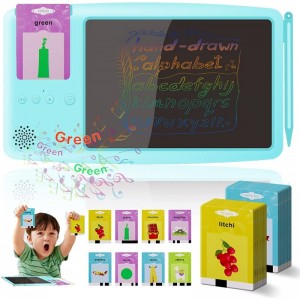 Toddler Toys for 2 3 4 5 Year Old Boys and Girls Speech Therapy Sensory Toys for Autism Talking Flash Cards 10'' LCD Writing ...
