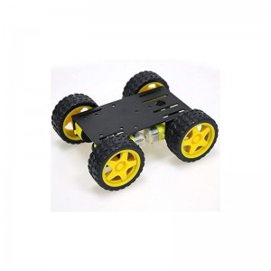 Professional Metal 4wd Smart Robot Car Chassis Kit Robotic Cars C101 Platform Model with 4pcs TT Encoder DC Motor & Wheels fo...