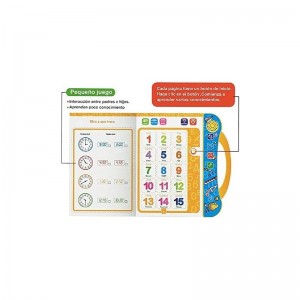Baby Intelligence Learning Sound Book Spanish and English Bilingual Learning Children’s Songs Musical Book Music Toys Best In...
