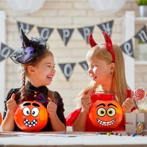 Halloween Pumpkin Decorating Stickers 30 Sheets Pumpkin Face Stickers for Pumpkin Decorating Jack O Lantern Stickers for Kids...