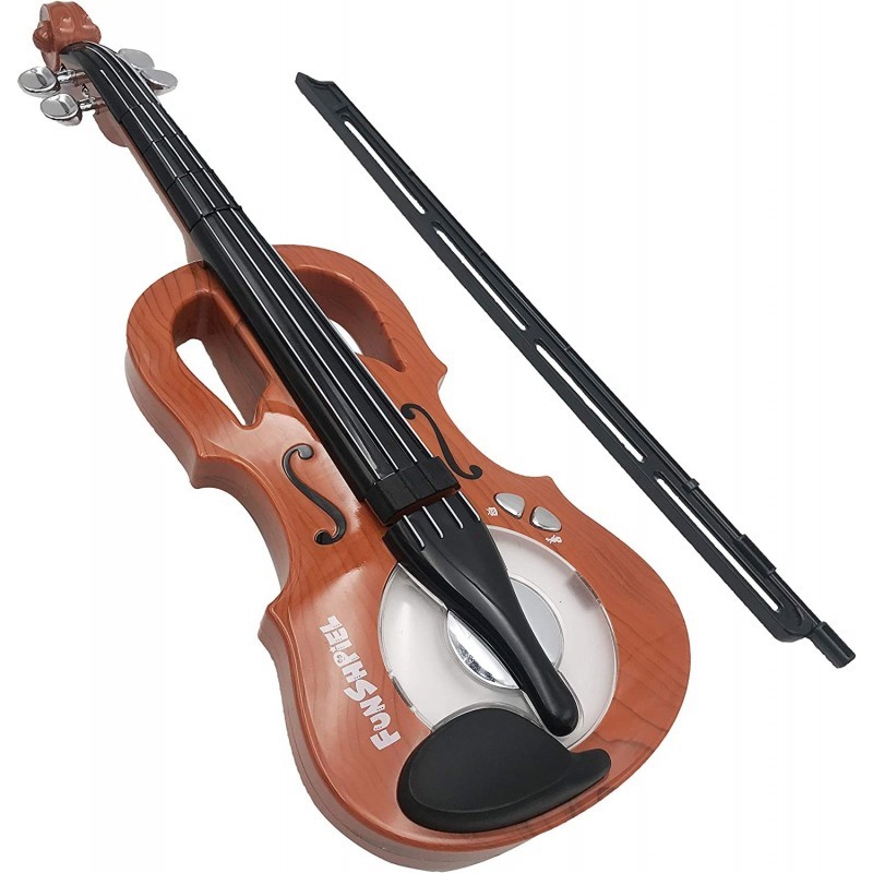 Toy Violin – Premium Kid’s Violin for Beginners Electrical Kids Violin with 7 Songs – Adjustable Rhythm – Small Electrical Mu...