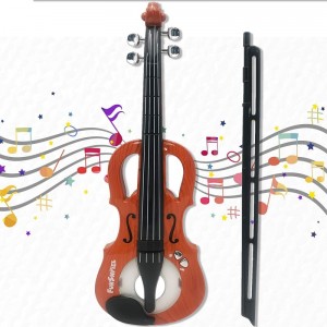 Toy Violin – Premium Kid’s Violin for Beginners Electrical Kids Violin with 7 Songs – Adjustable Rhythm – Small Electrical Mu...