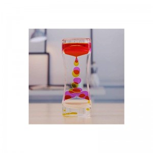 Sensory Toys Set Liquid Motion Bubbler with 2 pcs Stress Toys Fidget Timer Liquid Toy Water Bead Stress Ball Squishies Squeez...
