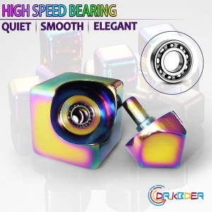 Fidget Toys Fidget Cube for Adults Metal Spinner Desk Toys Sensory Fidget Toys Relaxing Small Anxiety Toys Autism ADHD Stress...