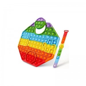 Big Size Push Pop Bubble Sensory Popper Fidget Toys Puzzle Shape Matching It Anxiety Relief Pop Fidget Toy ADHD Autism and Sp...